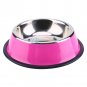Pets Dog Cat Puppy Anti Skid Stainless Steel Travel Feeding Food Water Bowl Dish