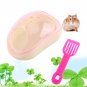 Blue Hamster Mouse Gerbille Pet Bathroom Cage Box Bath Sand Shovel Toy Toilet
