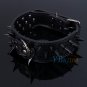 Pet Large Dog Durable Sharp Spiked Studded PU Leather PitBull Collar Size XS- L