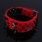 Pet Large Dog Durable Sharp Spiked Studded PU Leather PitBull Collar Size XS- L