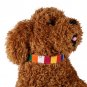 Soft Pet Collar Canvas Leather Rainbow Dog Cat Puppy Adjustable Neck Buckle