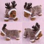 Pet Dog Puppy Christmas Jacket Coat Winter Clothes Sweater Clothing Apparel Elk