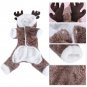 Pet Dog Puppy Christmas Jacket Coat Winter Clothes Sweater Clothing Apparel Elk