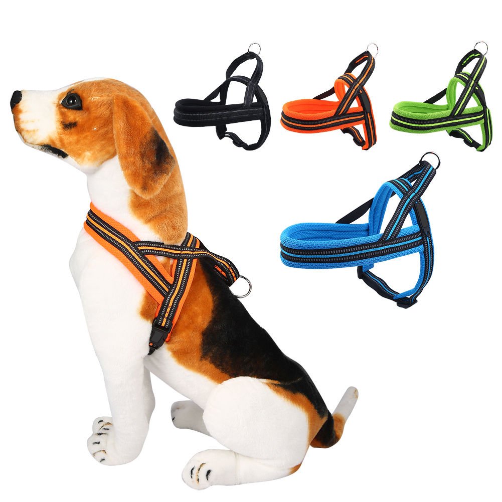 Breathable Nylon Reflective Pet Dogs Strap Mesh Harness Puppy Walking Vest