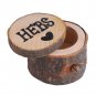 Natural Wooden Ring Box Case Storage Holder Rustic Wedding Party Decoration