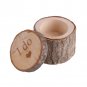 Natural Wooden Ring Box Case Storage Holder Rustic Wedding Party Decoration