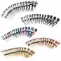 5Colors 36PCS/Set Stainless Steel Ear Expander Stretching Tapers and Tunnels