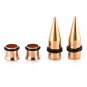 5Colors 36PCS/Set Stainless Steel Ear Expander Stretching Tapers and Tunnels