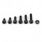 240x M4 Black Steel Cap Head Hex Socket Cap Screws Nuts Assortment Kit w/Box ech