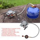 3500W Outdoor Picnic Gas Burner Foldable Camping Backpacking Mini Steel Stove