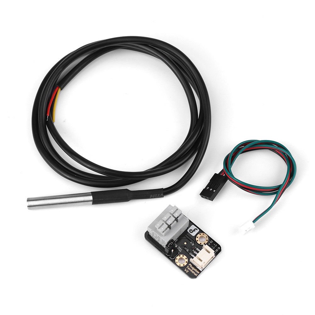 Ds18b20 Water Temperature Sensor With Waterproof Probes For Arduino 3v~55v 6641