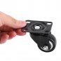 4 Pack 1.5" PU Swivel Castor Wheels Top Plate & Bearing Trolley Furniture Caster