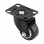 4 Pack 1.5" PU Swivel Castor Wheels Top Plate & Bearing Trolley Furniture Caster