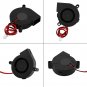 New DC 12V/24V 50mm Cooling Fan Blow Radial Hotend Extruder For 3D Printer Parts
