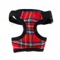 Soft Adjustable Pet Dogs Puppy Cats Plaid Mesh Harness Vest Clothes For Walking
