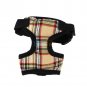 Soft Adjustable Pet Dogs Puppy Cats Plaid Mesh Harness Vest Clothes For Walking