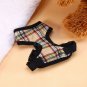 Soft Adjustable Pet Dogs Puppy Cats Plaid Mesh Harness Vest Clothes For Walking