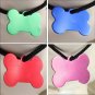 DIY Personalized Pet ID Tag Dog Cat Puppy Animal Name Tag Identity Card w/ Ring