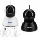 ESCAM Wireless Pan Tilt Night Vision Network Home Security 720P HD WiFi Webcam