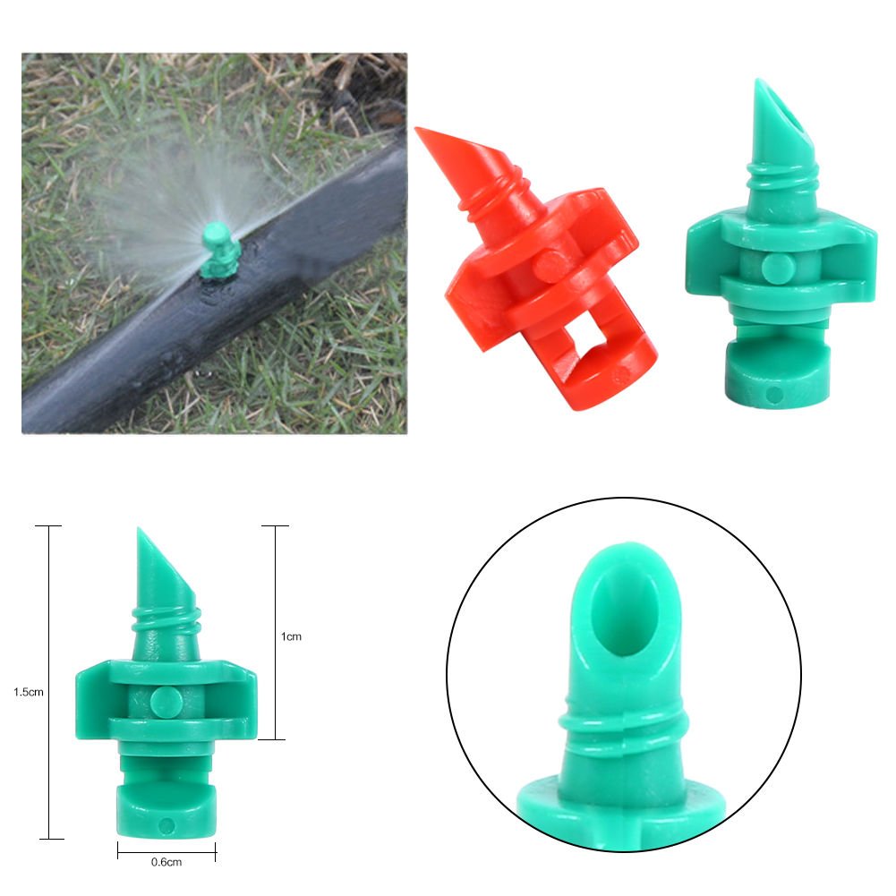 50pcs Plastic Garden Lawn Water Spray Misting Nozzle Sprinkler Irrigation System