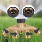 Tap Connector Splitter 4 Way 3/4" Hose Pipe Switcher Nozzle For Garden Lawns