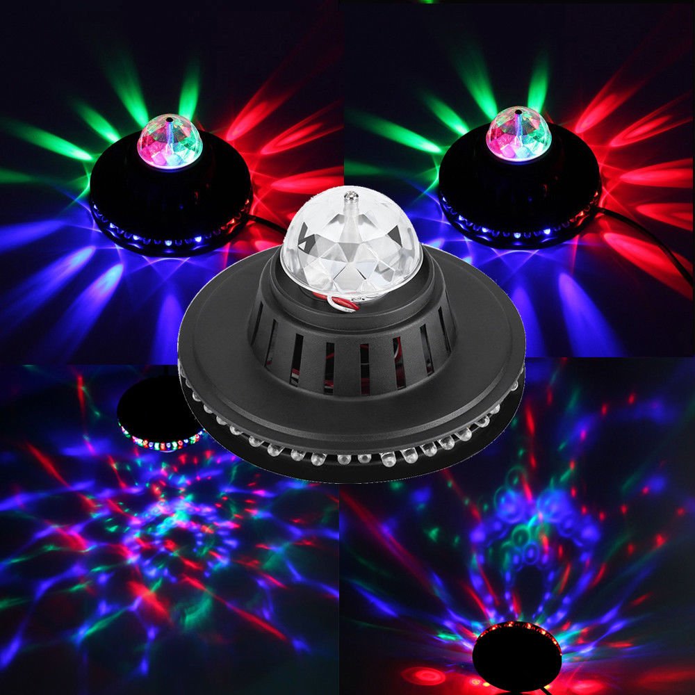 51 LEDs RGB Stage Lighting Bar Party Disco DJ Light Effect Auto/Voice-Activated