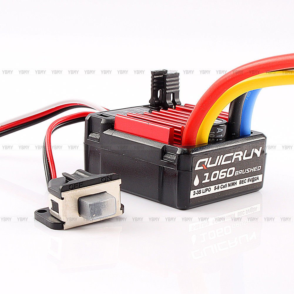 Hobbywing QuicRun 1060 60A Brushed ESC Electronic Speed Controller For RC Car