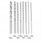 8pcs Set 4-10mm Long 200mm HSS Twist Drill Straigth Shank Drilling Bit Tools co