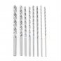 8pcs Set 4-10mm Long 200mm HSS Twist Drill Straigth Shank Drilling Bit Tools co