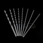 8pcs Set 4-10mm Long 200mm HSS Twist Drill Straigth Shank Drilling Bit Tools co