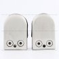 1/4pcs Stainless Steel Flat Round Holder Glass Clamp Bracket for Balustrade MALL