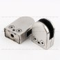 1/4pcs Stainless Steel Flat Round Holder Glass Clamp Bracket for Balustrade MALL
