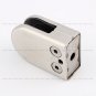 1/4pcs Stainless Steel Flat Round Holder Glass Clamp Bracket for Balustrade MALL