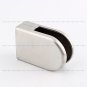 1/4pcs Stainless Steel Flat Round Holder Glass Clamp Bracket for Balustrade MALL