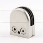 1/4pcs Stainless Steel Flat Round Holder Glass Clamp Bracket for Balustrade MALL