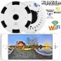 Mini 360° Degree Panoramic Wireless Wifi IP Fisheye Camera 1080P HD Night Vision