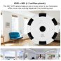 Mini 360° Degree Panoramic Wireless Wifi IP Fisheye Camera 1080P HD Night Vision