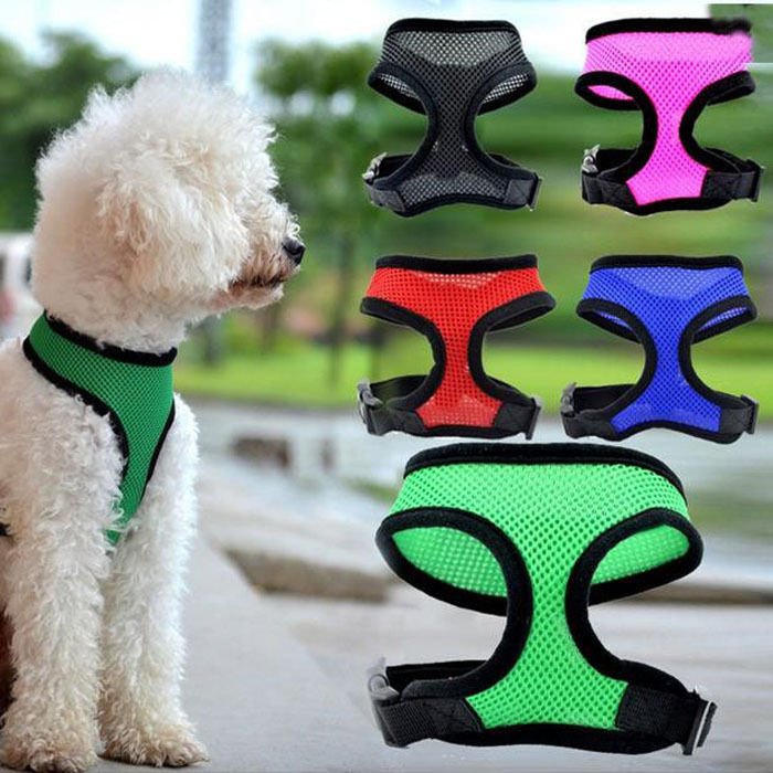 Pet Control Harness Soft Mesh Pet Harness Dog Cat Vest Walk Collar Safety Strap