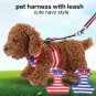 Breathable Pet Harness Dog Clothes Puppy Dog Cat Vests Necklace Dog Leash Rope
