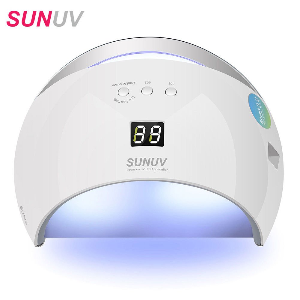 SUNUV Smart Autosenser 48W LED Nail Lamp Gel Quick Curing Dryer Manicure Machine