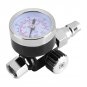 1/4Inch BSP Thread Spray Gun Air Regulator With Pressure Gauge Diaphragm Control