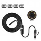 Waterproof IP67 HD USB Endoscope Camera 8mm Borescope Inspection For Android PC