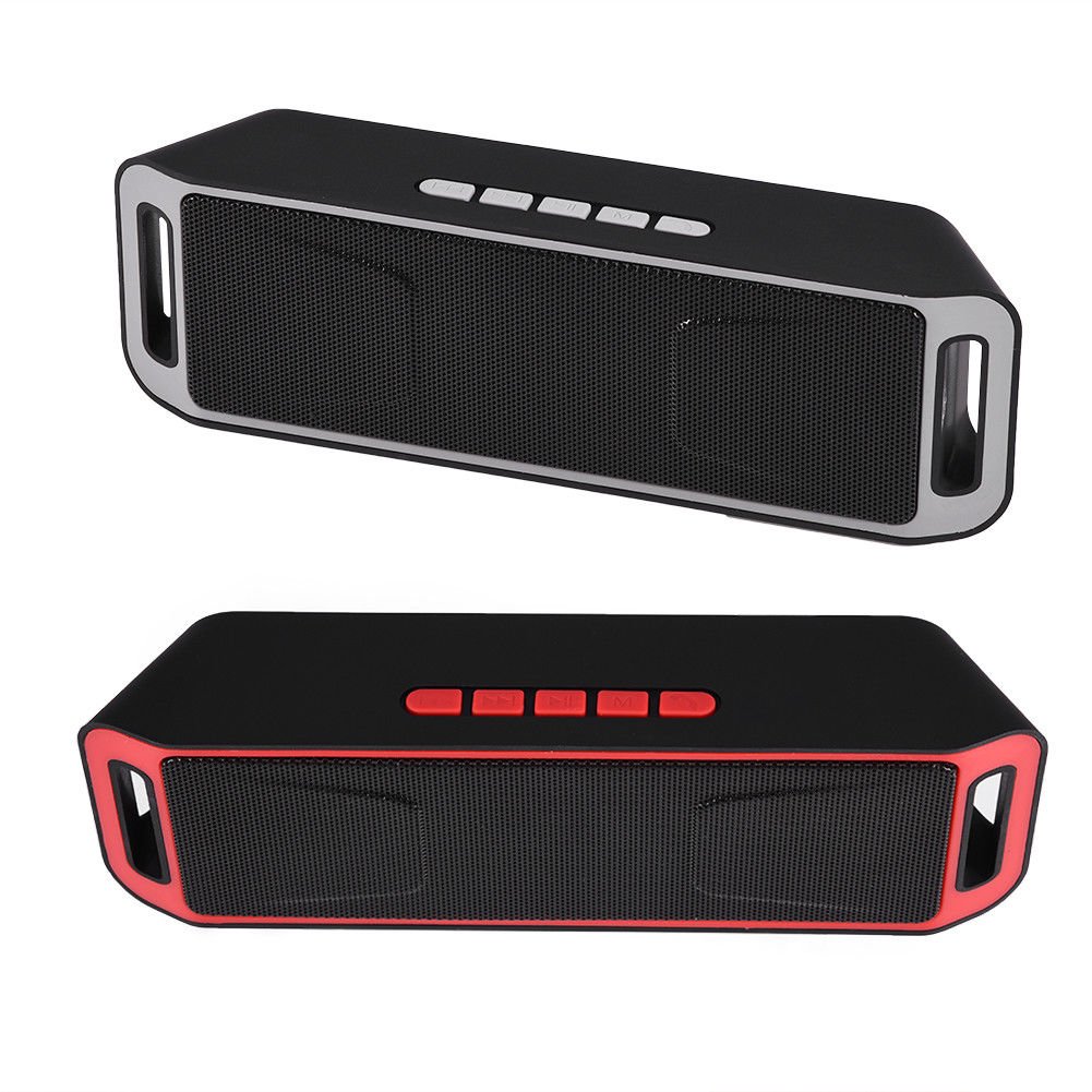 Outdoor Speaker Bluetooth Stereo Portable Wireless FM Radio For Smartphone PC