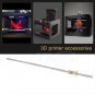 T8 Lead Screw Pitch 2mm Lead 8mm 300mm/400mm + Nut for 3D Printer CNC Machine