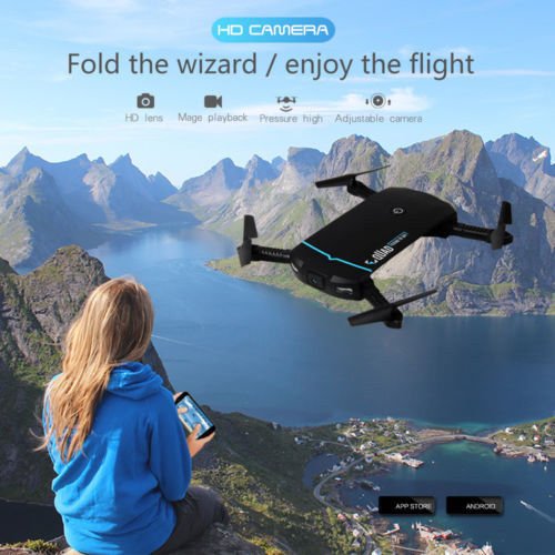 Selfie Drone Wifi FPV 720P Camera Phone App Control RC Quadcopter Helicopter Toy