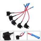 Car Add Circuit Tap Piggy Back Standard Blade Fuse Box Holder Kit ATO ATC Hot