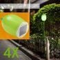 4Pcs 34 CM Solar Power LED Buried Lights Garden Path Lawn Fence Lighting Lamp