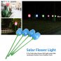 4Pcs 34 CM Solar Power LED Buried Lights Garden Path Lawn Fence Lighting Lamp