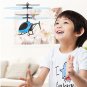 Flying Mini RC Infrared Induction Helicopter Aircraft Flashing Light Portable