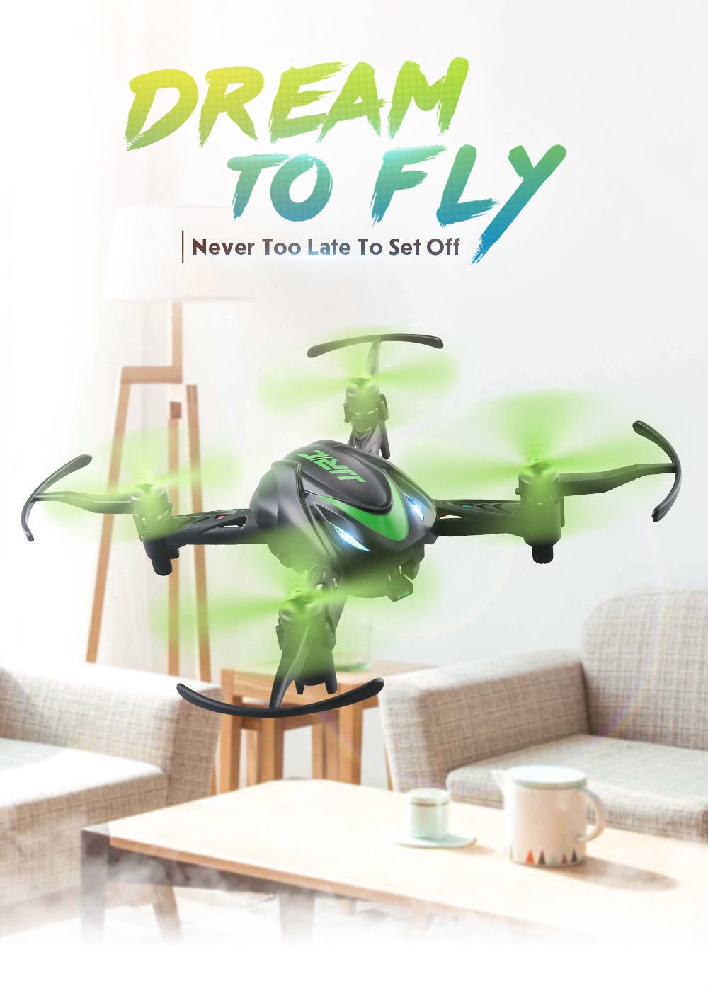 RTF JJRC H48 MINI RC Quadcopter Drone 2.4G Remote 4CH 6-Axle Gyro Helicopter Toy